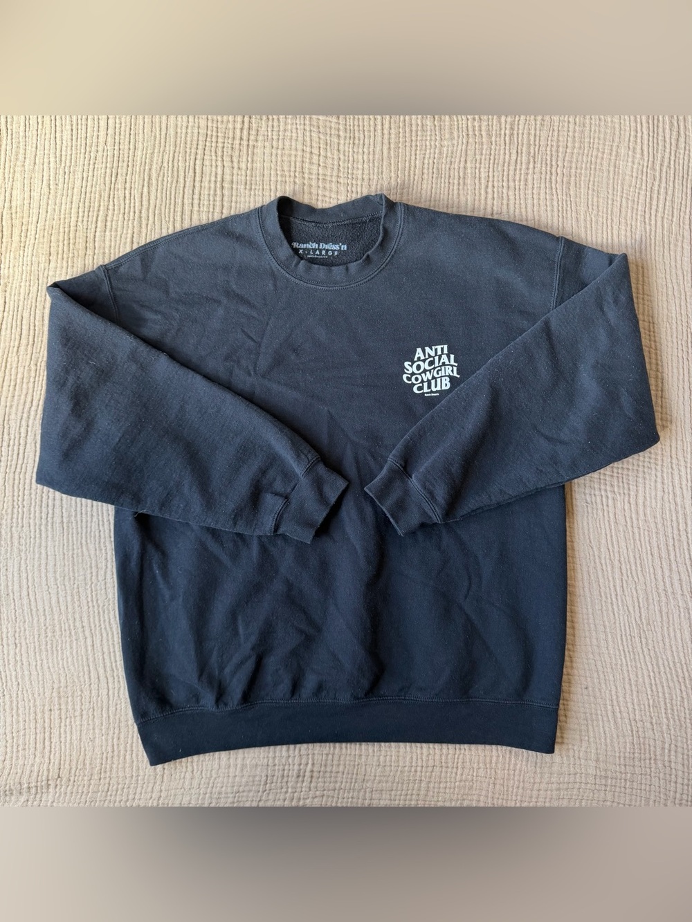 Anti social cowgirl club sweatshirt
